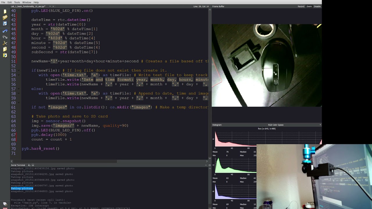 OpenMV- basic function