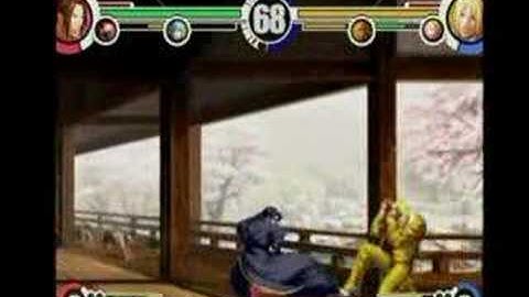 kof xi 10 match(gato, kula, eiji vs terry, duck, adelheid)