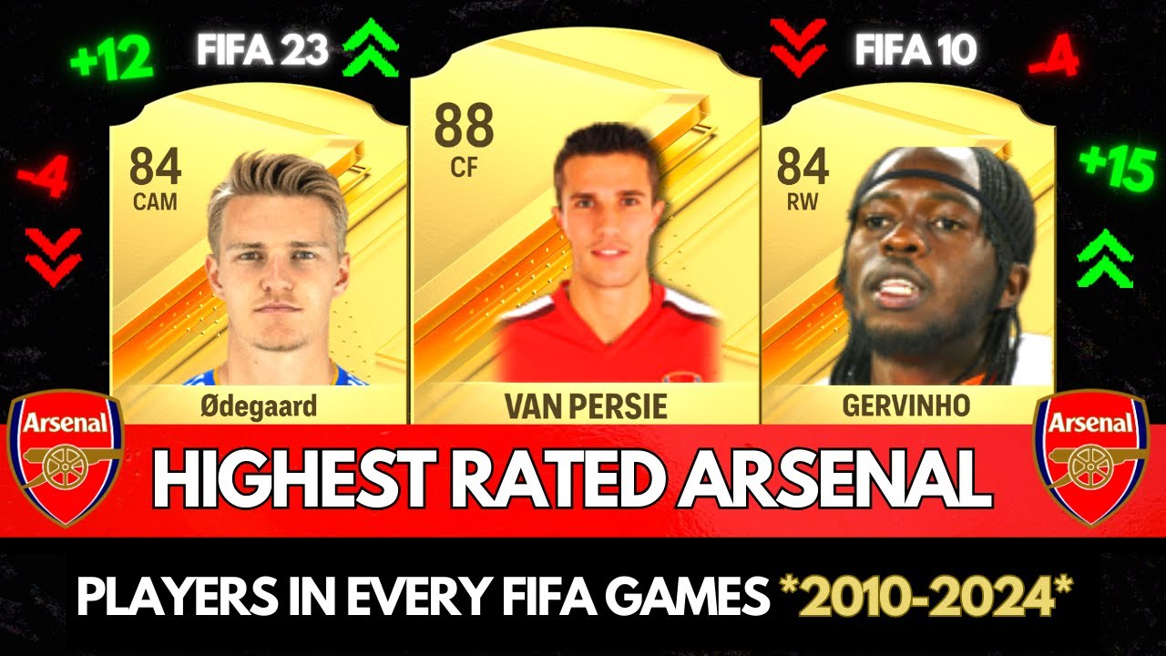 TOP 3 ARSENAL PLAYERS IN EVERY FIFA GAMES! 🤯🔥 | FIFA 10 - EA FC 24 ...