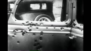 Notorious criminals Bonnie Parker and Clyde Barrow were shot while driving a stolen car in 1934.