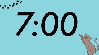 7 Minute Cute Cat Timer (Silent)