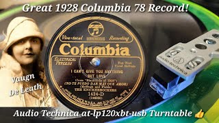 WOW! 98 Year Old 78 Record Sounds AMAZING on Modern Turntable! The Knickerbockers (Selvin)- Transfer