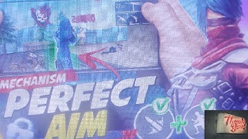PERFECT AIM LOCK SETTING 🔒☠ FOR 100% HEADSHOSTS🔥 Free fire tips and Tricks lucky gaming