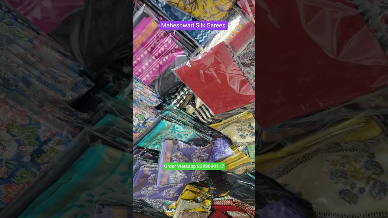 Maheshwari Silk Sarees new collection ।। Free shipping ।। Silk Sarees ।। 💐Part 10126