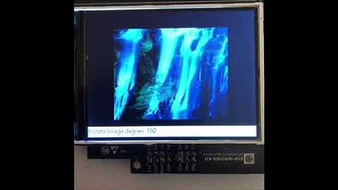 nanoFramework UI demo rotate operation