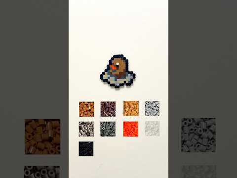 【ポケモンアイロンビーズ】No.0050 ディグダ　#ドット絵 #pixelart #pokemon #ポケモン #パーラービーズ #アイロンビーズ #nintendo #art