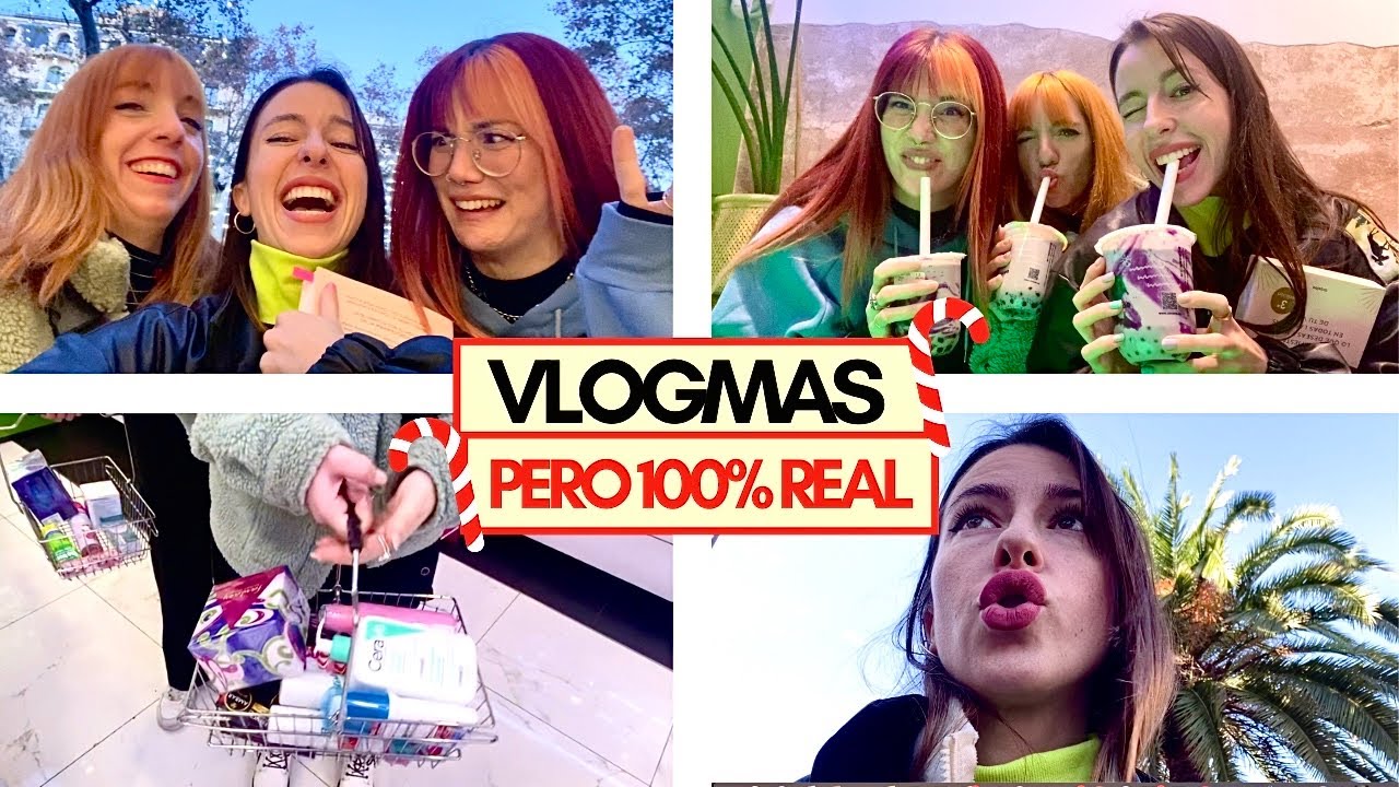 Tarde de compras, bubble tea y risas con CARLA y ALBA❤️ | VLOGMAS 🎄