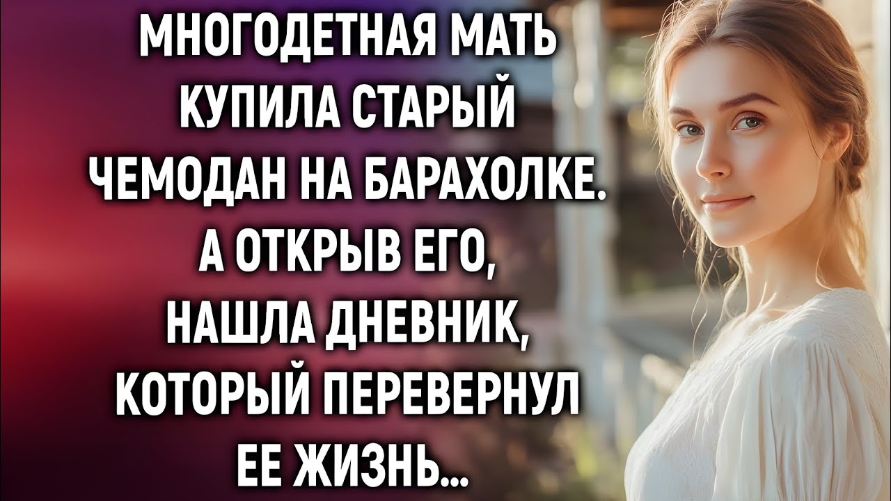 Многодетная мать купила старый чемодан на барахолке. Открыв его, она побледнела…