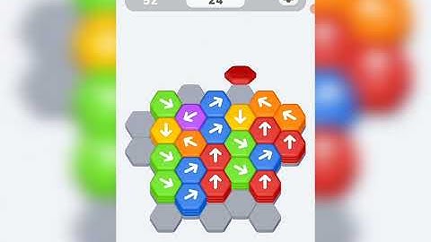 Hexa Shift - Logic Puzzle Level 52 walkthrough | Hexa Shift Level 52 Solution Gamerstein