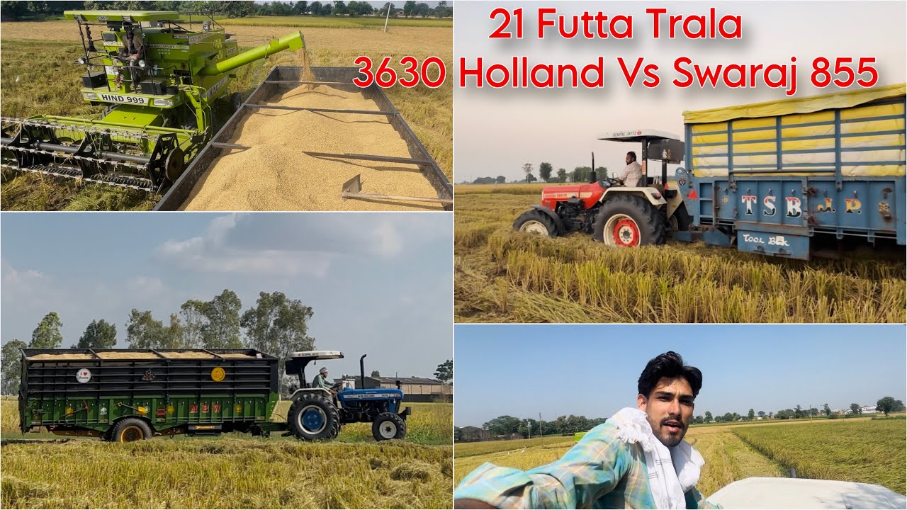 21 Futta Tralla Holland 3630 Vs Swaraj 855 • Ajj Pta Lagu Zor Da • Punjabi Farmer 