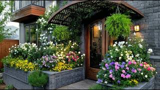 14 English Style Rose Arbors and Trellis Ideas for a Cozy and Romantic Front Yard Nook