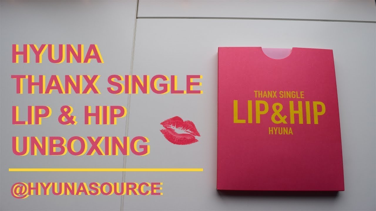 UNBOXING] HyunA - Lip & Hip Album (현아 립앤힙 앨범 언박싱
