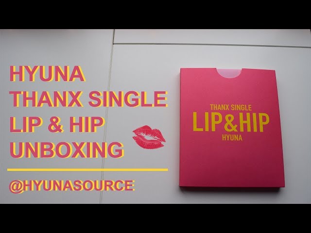 UNBOXING] HyunA - Lip & Hip Album (현아 립앤힙 앨범 언박싱