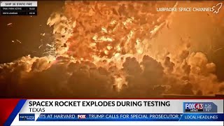 SpaceX rocket explodes during test in Texas