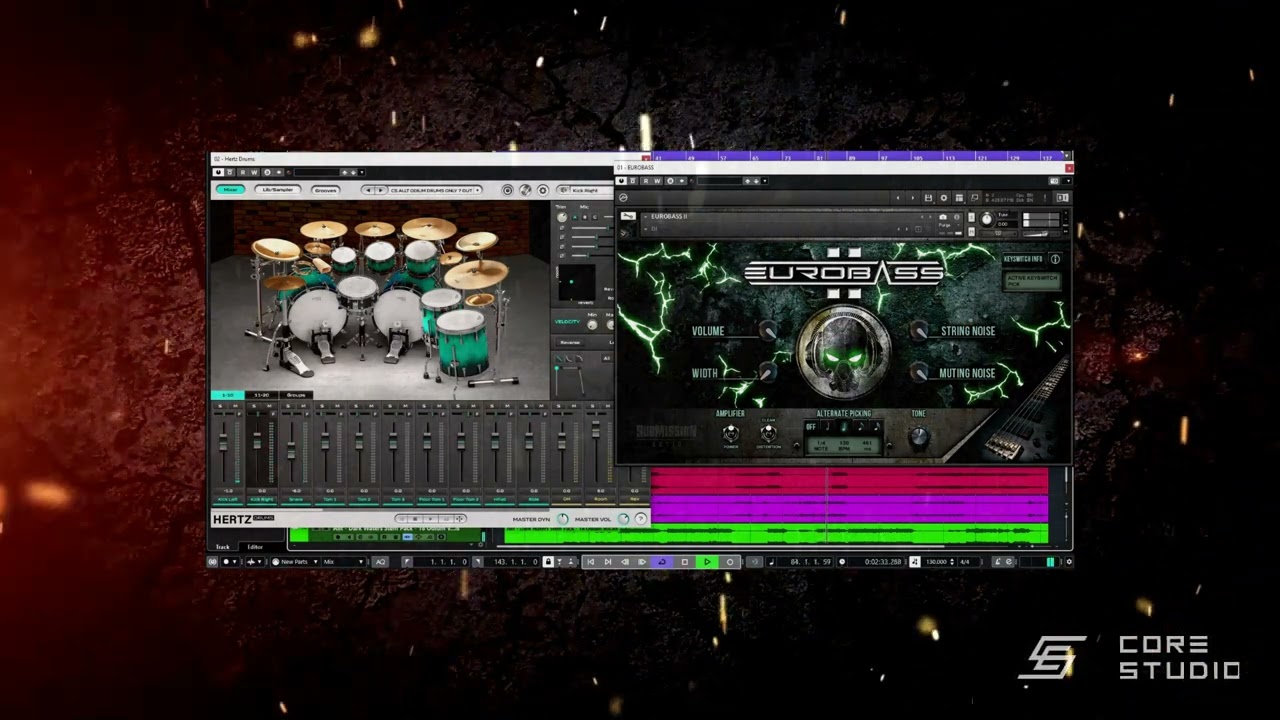 Submission Audio Eurobass 2 Hertz Drums Progressive Metal  Metalcore Djent (Allt - Odium) Stem Pack