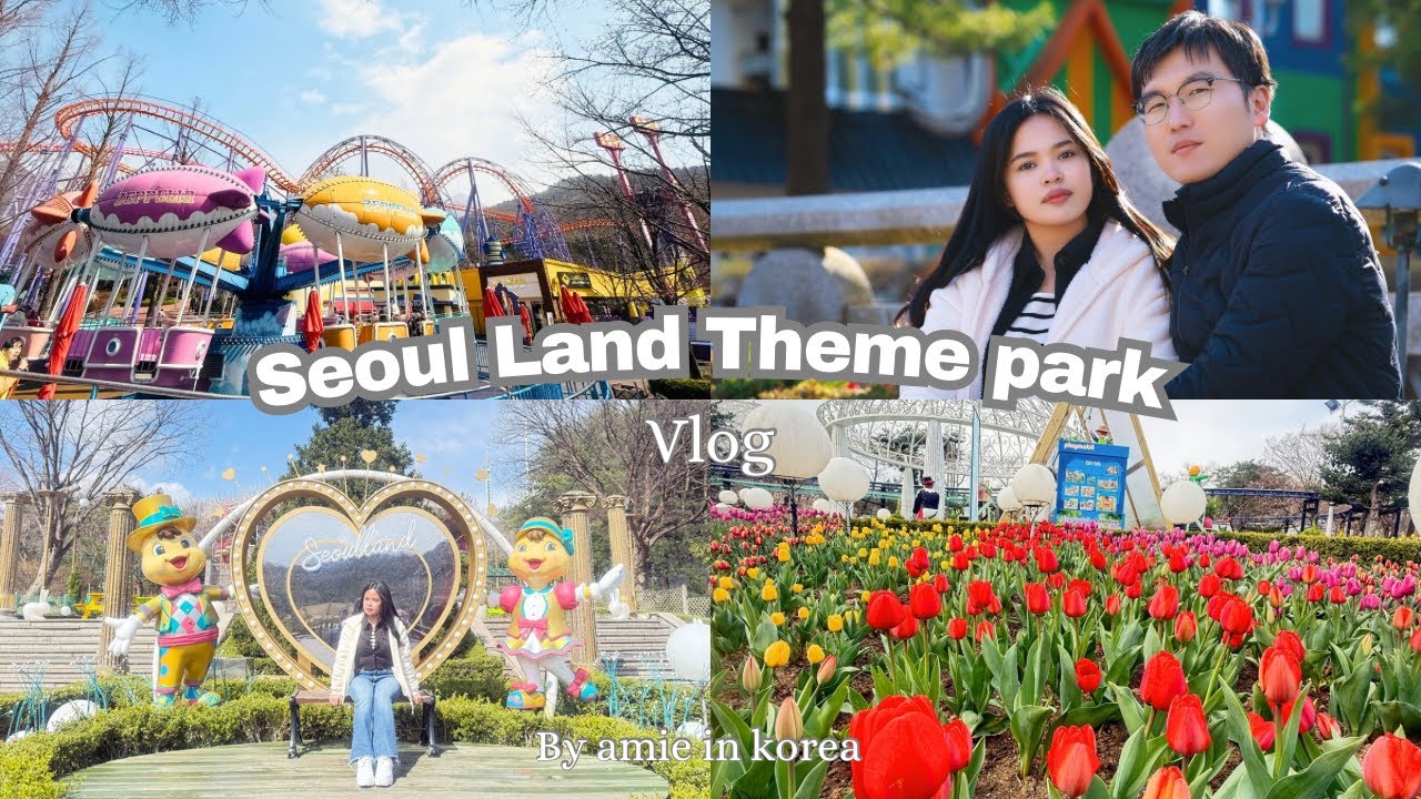 KOREA VLOG 🇰🇷 Seoul Land | Amie in Korea