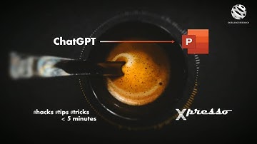xpresso #1 - ChatGPT to PPT with VBA code - productivity hack for knowledge work