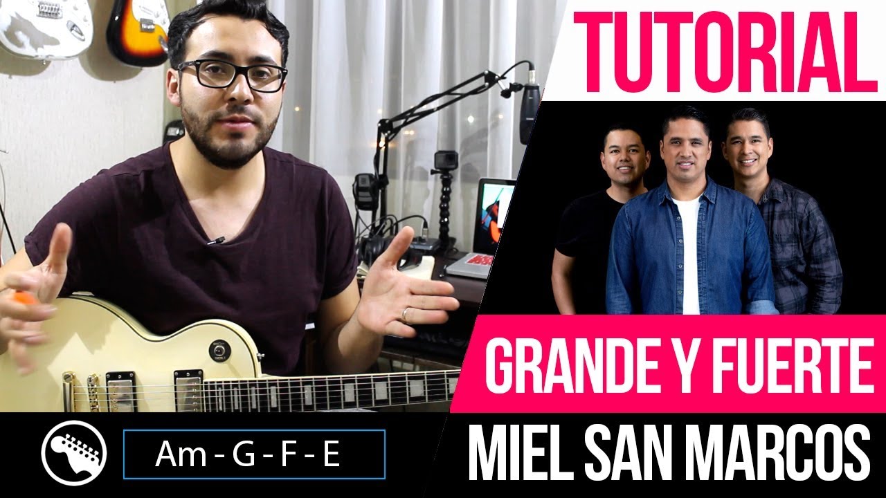 TUTORIAL | Grande y Fuerte - Miel San Marcos | Intro | Acordes | Solo
