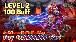 New Hero Somna Event || Easy 720 million Score - Level 2 - 100 Buff || Full Walkthrough