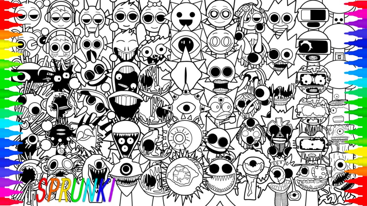 Incredibox Sprunki Big New Coloring Pages / How to Color All Original ...