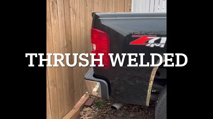 Thrush Welded muffler vs stock 5.3 Silverado