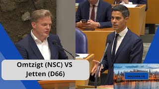 Omtzigt (NSC) VS Jetten (D66): "U heeft er een PUINHOOP van gemaakt, die moet nu opgelost worden!"