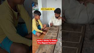 95% Fail: Can you beat 779 by moving just 2 sticks? 🤯 #math #riddles #brainteaser