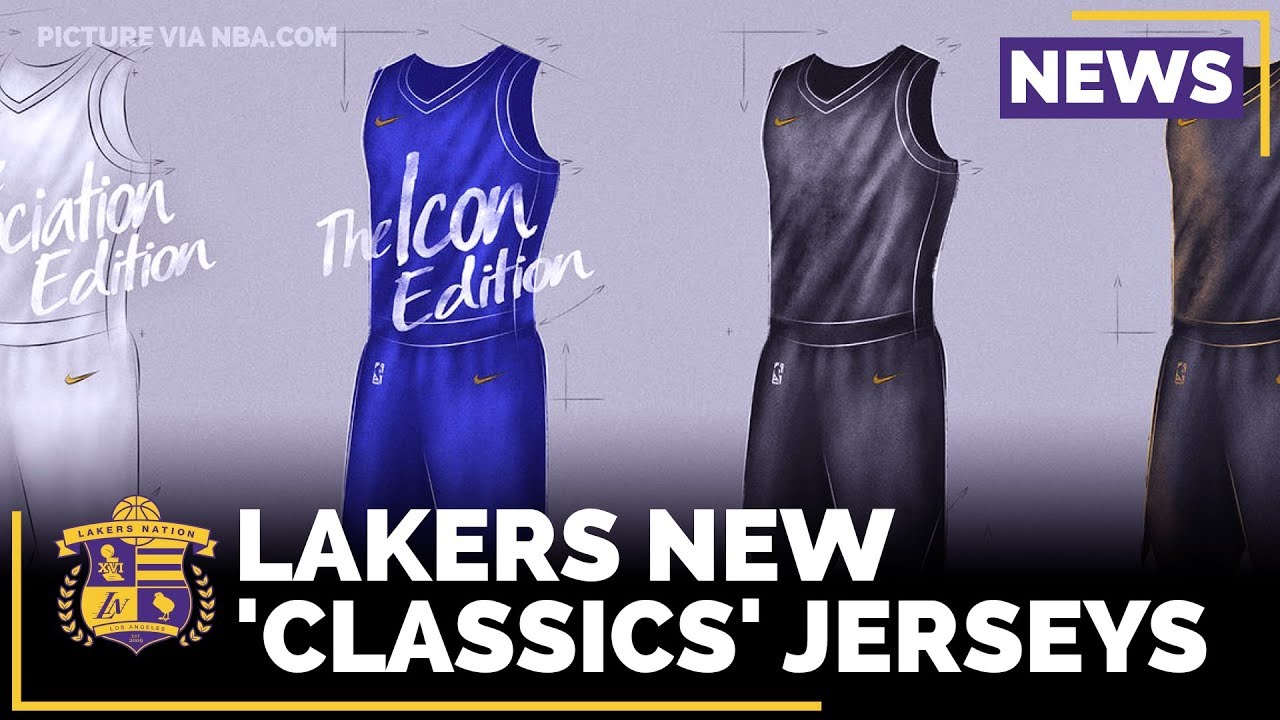 Lakers New NIKE 'Classics' Jerseys 