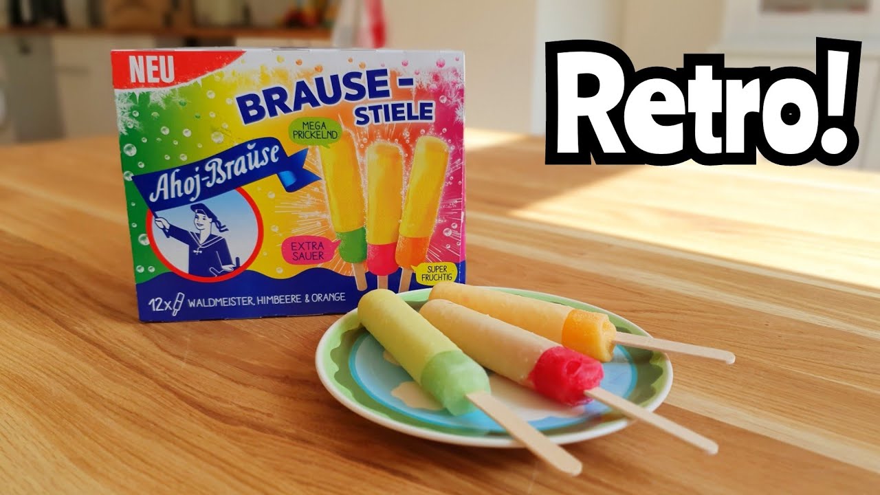 Ahoj Brause Eis Brause Stiele Wassereis Mit Knistereffekt Youtube