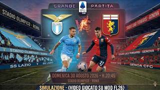 Lazio - Genoa Dom 30/08/2026 H.20:45