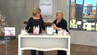 philosophy 5 pc fragrance grace gift set and tray with Carolyn Gracie