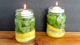 Mosquito Repellent Candle - make your own!