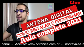 Como instalar antena interna na televisão Samsung?