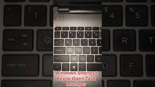 Windows Shortcut Key to Open Task Manager | Ctrl + Shift + Esc | Laptop or PC #taskmanager