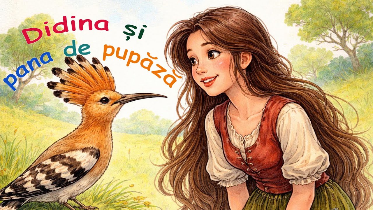 Didina și pana de pupăză. Povestea unei fete foarte sărace, care purta haine rupte și peticite.