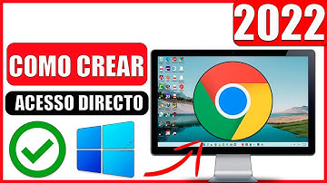 ✅Como crear acceso directo de google chrome a mi escritorio