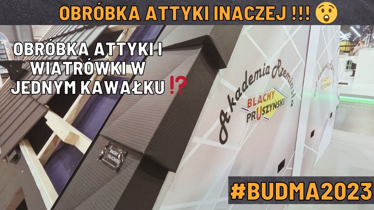Obróbka Attyki inaczej❗️😱 Obróbka attyki krok po kroku❗️ Super wygląd🤩 Budma2023