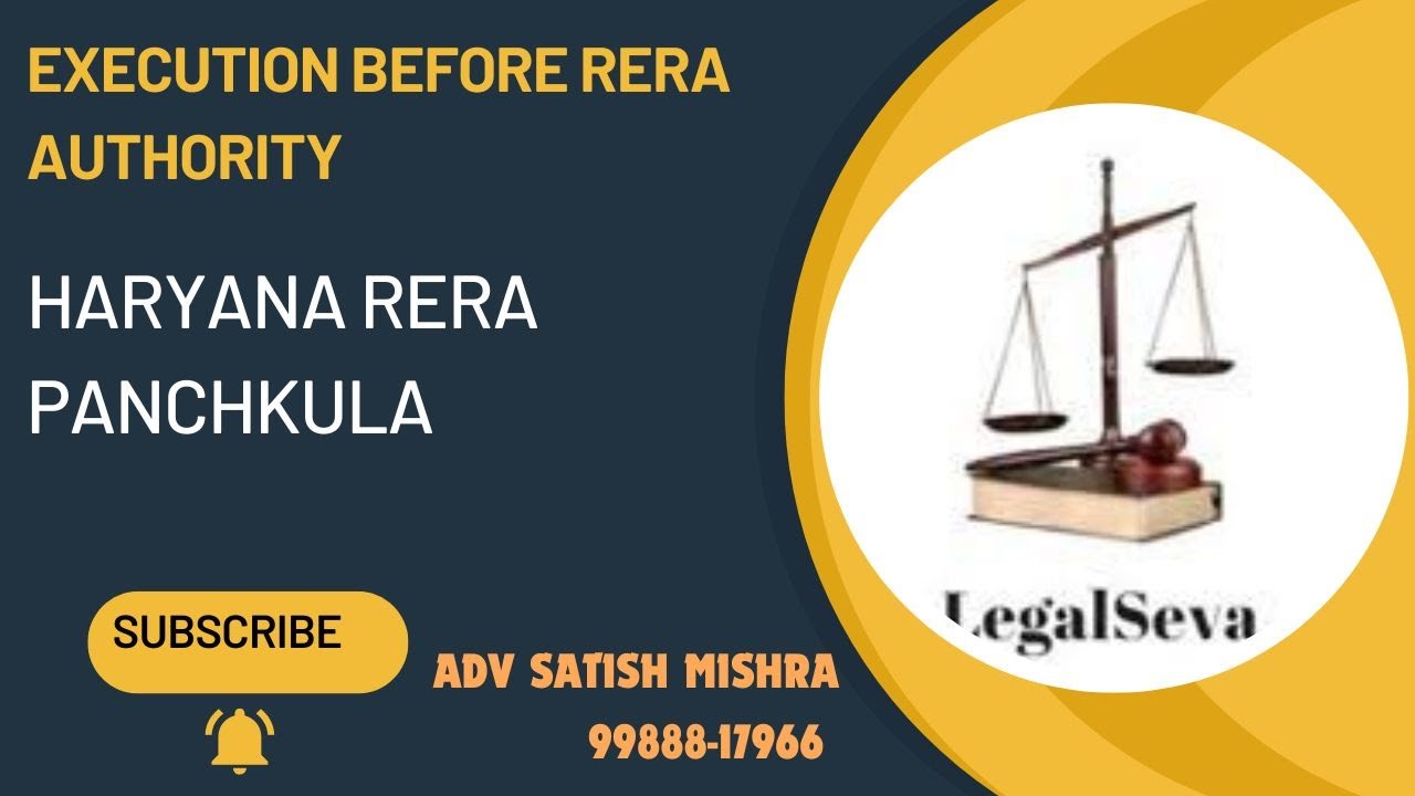 Rera Execution Haryana RERA Panchkula Authority- Latest
