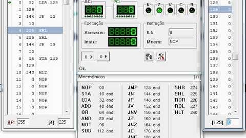 Demonstração de Overflow no Processador Hipotético Ahmes