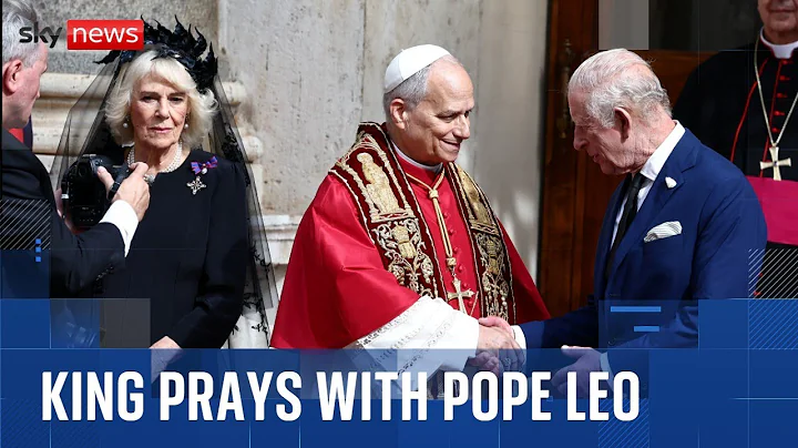 Historic moment as King Charles and Pope Leo pray at the Vatican