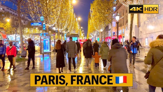 Christmas lights on the Champs-Élysées in Paris - Wanted in Europe