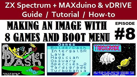 ZX Spectrum + MAXduino & vDrive. Episode #8