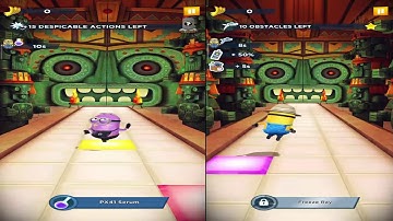 Despicable Me: Minion Rush Android iOS Gameplay || 2 player on Single Screen #3