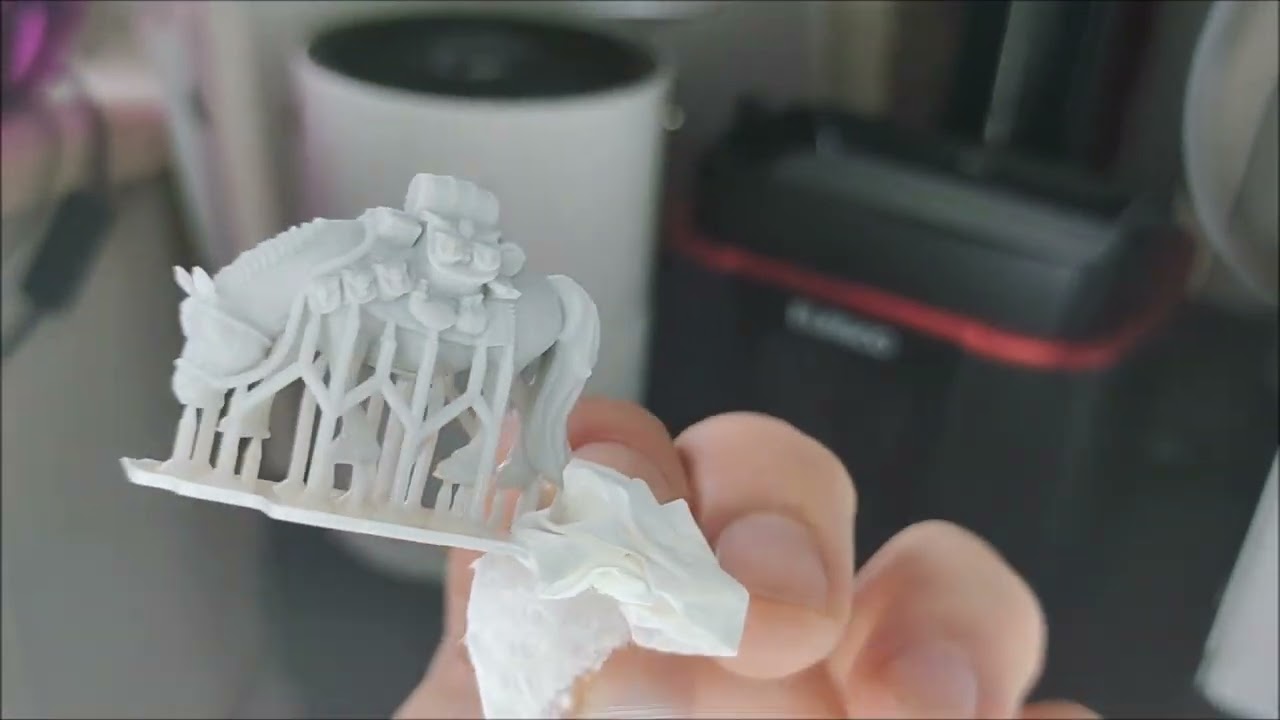 3D Drucker Resin Test #2 SUNLU ABS-Like grau / Elegoo Mars 3 