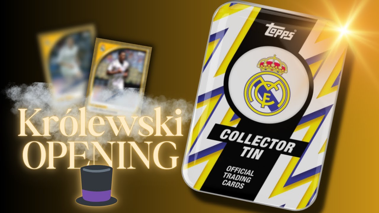 Opening królewski *MEGA KARTY* 💎 Topps collector tin Real Madryt 25/26