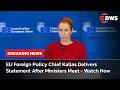 FULL PRESSER: EU Chief Kaja Kallas Gives Major Update After EU Ministers Meeting in Luxembourg |AC14