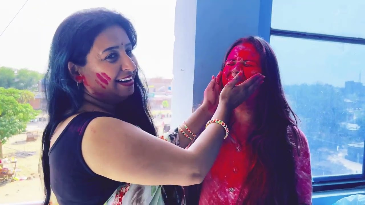 Holi vlog (ट्विंकल बाईसा का हुआ बुरा हाल 😂)Minakshi Rathore|SP jodha |RSingodiya| #vlog16