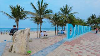 Information Da Nang Promenade & Beach 21th April 2026 - Walking Tour in Vietnam Best Beach to  Travel 4K News