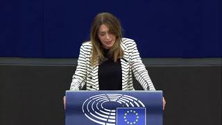 Intervento durante la Plenaria di Strasburgo di Pina Picierno, vice presidente del parlamento europeo, sulla Preparazione dell'UE contro gli attacchi informatici a seguito dell'invasione russa dell'Ucraina.