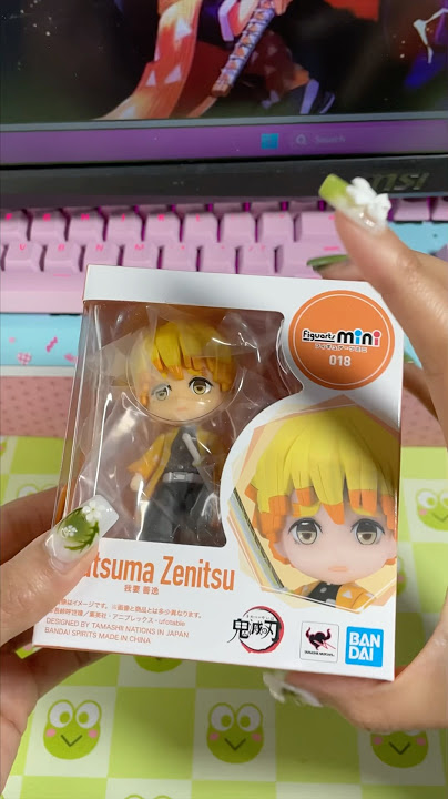 Zenitsu from Demon Slayer unboxing #anime #figurine #asmr #demonslayer #tiktok #shorts #unboxing